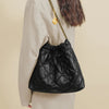 Sac cuir matelassé
