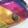 detail cuir métalisé