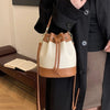 Petit sac seau bicolore