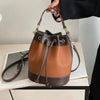 petit sac seau marron femme