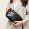 sac banane femme cuir noir