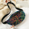 sac banane sequin