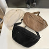 Sac banane velours cotele