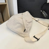 Sac banane velours côtelé