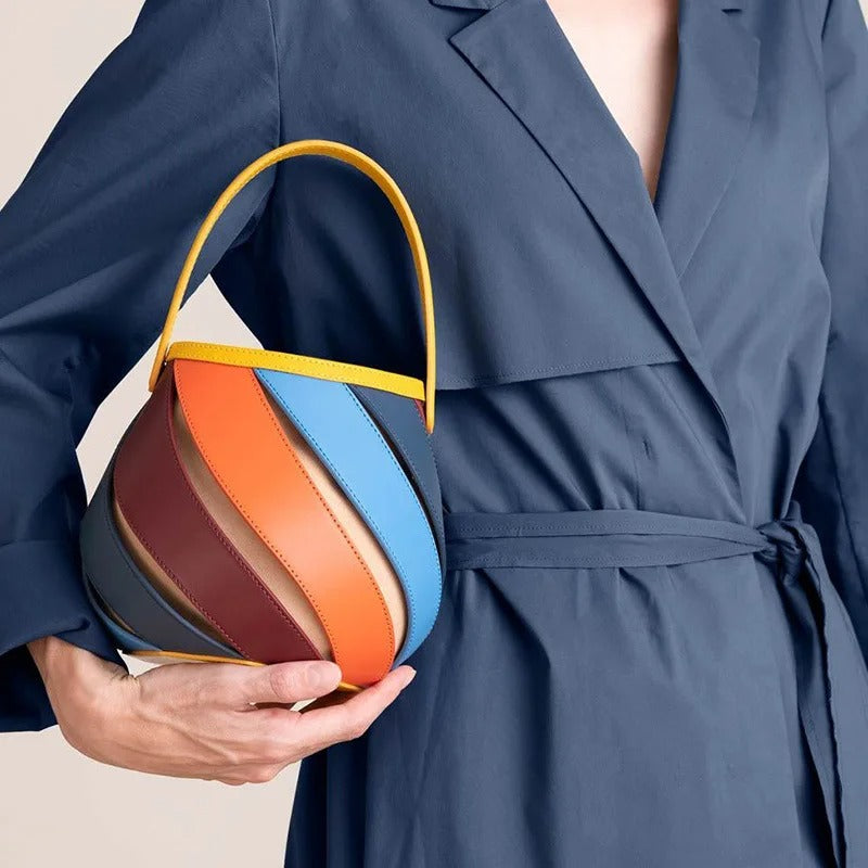 Sac boule multicolore 
