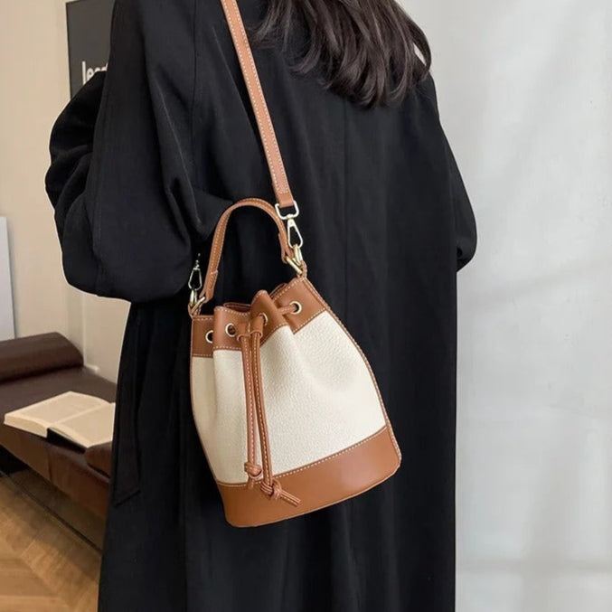 Petit sac seau bicolore Sac Seau - Main Image