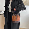 sac seau marron bandouliere ajustable