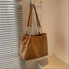 Sac velours cotele femme