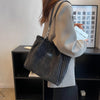 Sac velours côtelé noir