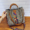 grand sac seau gris