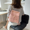 sac a dos matelasse rose