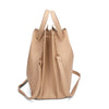 sac seau cuir beige