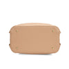 sac seau cuir beige