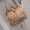 sac franges beige