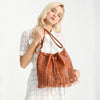 sac franges cuir