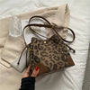 sac marron leopard