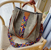 Grand Sac seau gris fantaisie