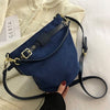 sac seau bleu femme