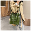 sac seau crocodile vert